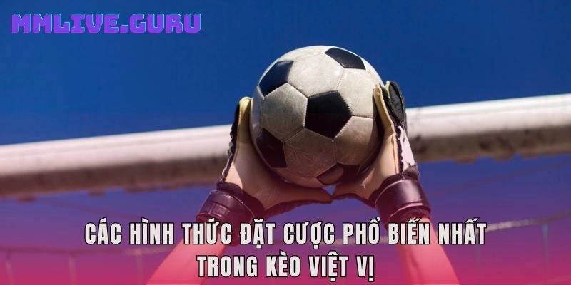 Các hình thức đặt cược phổ biến nhất trong kèo việt vị