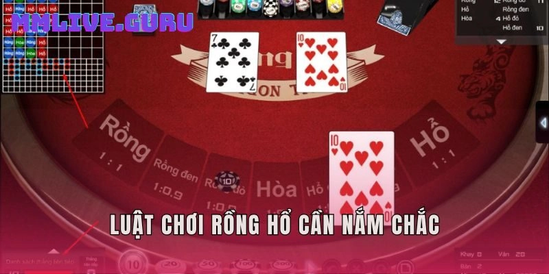 Luật chơi Rồng Hổ cần nắm chắc