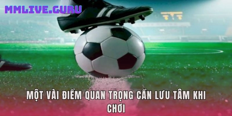 Một vài điểm quan trọng cần lưu tâm khi chơi