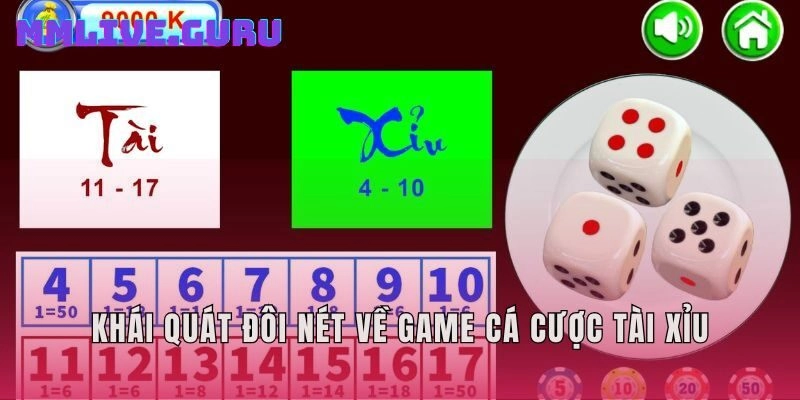 Khái quát đôi nét về game cá cược tài xỉu